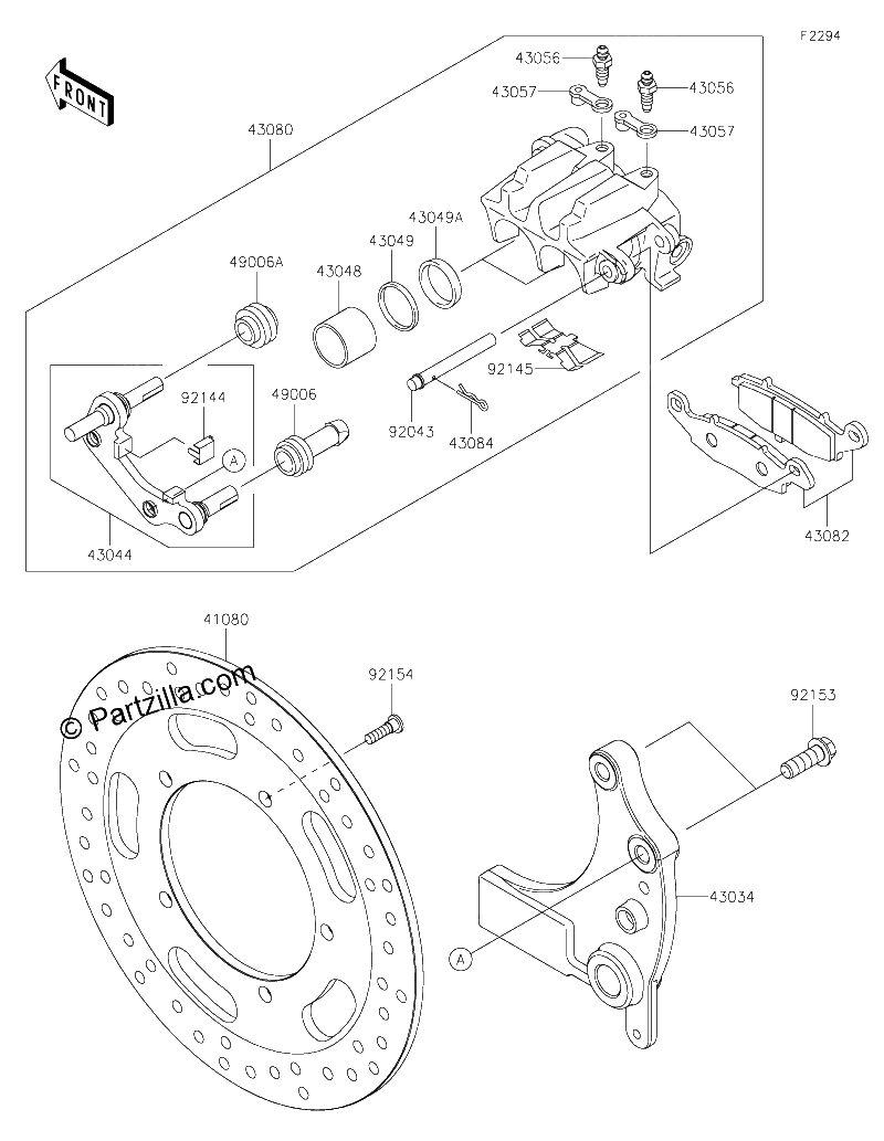 Diagrama de REAR BRAKE