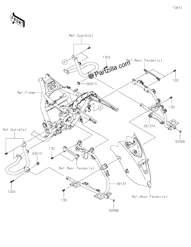 Diagrama de SADDLEBAGS SIDE BAG BRACKET