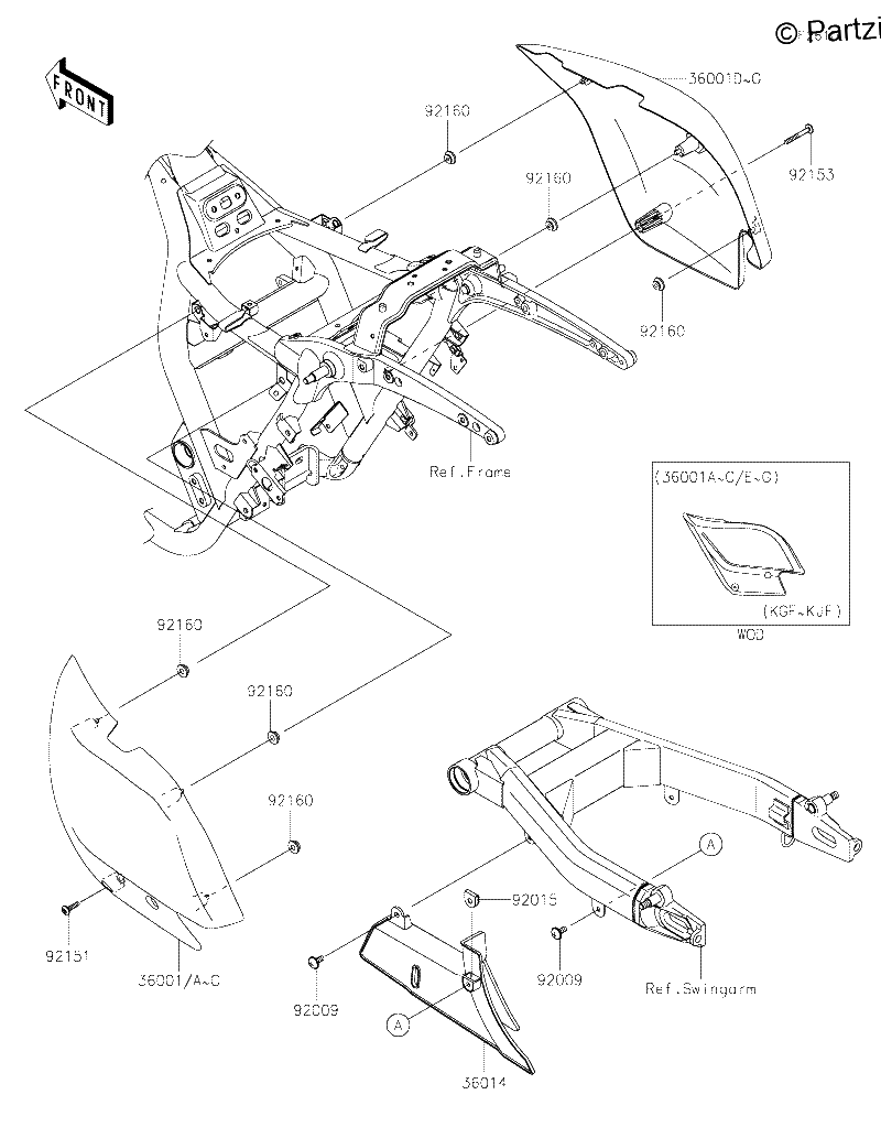 Diagrama de SIDE COVERS CHAIN COVER
