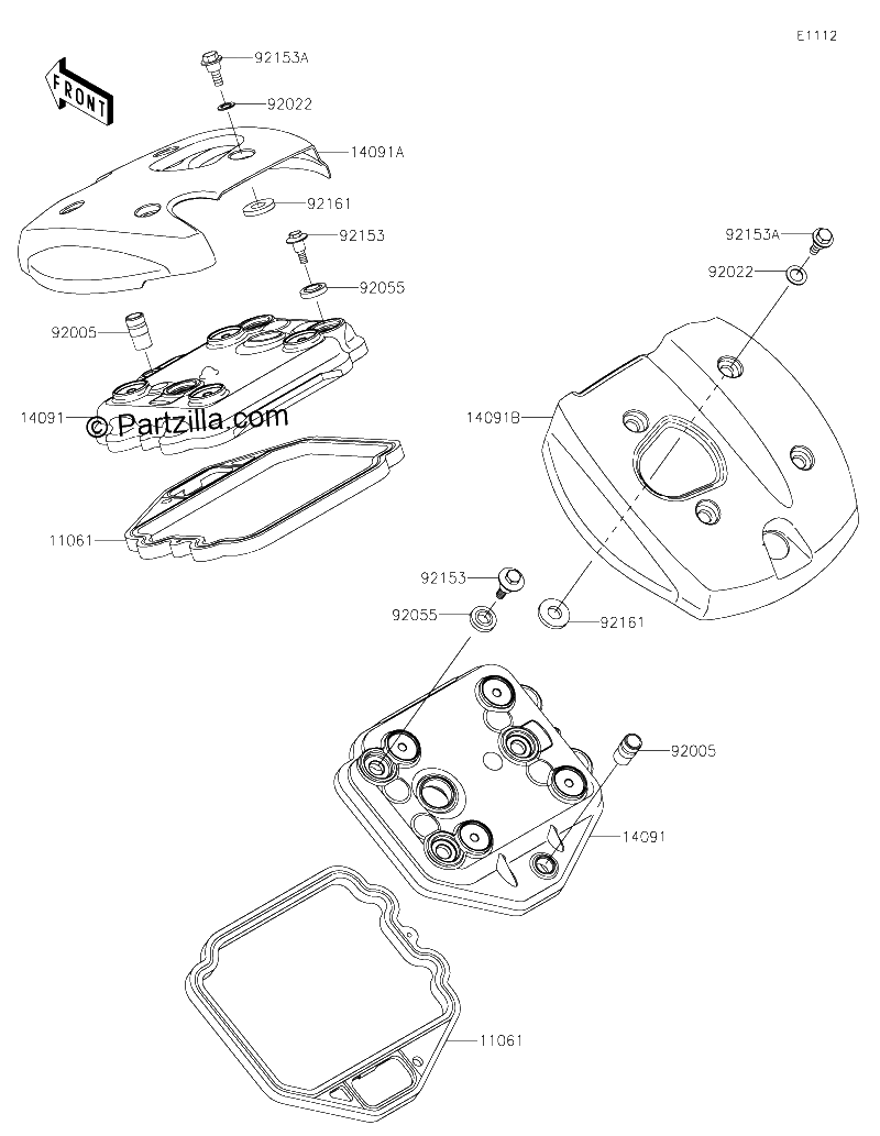 Diagrama de CYLINDER HEAD COVER
