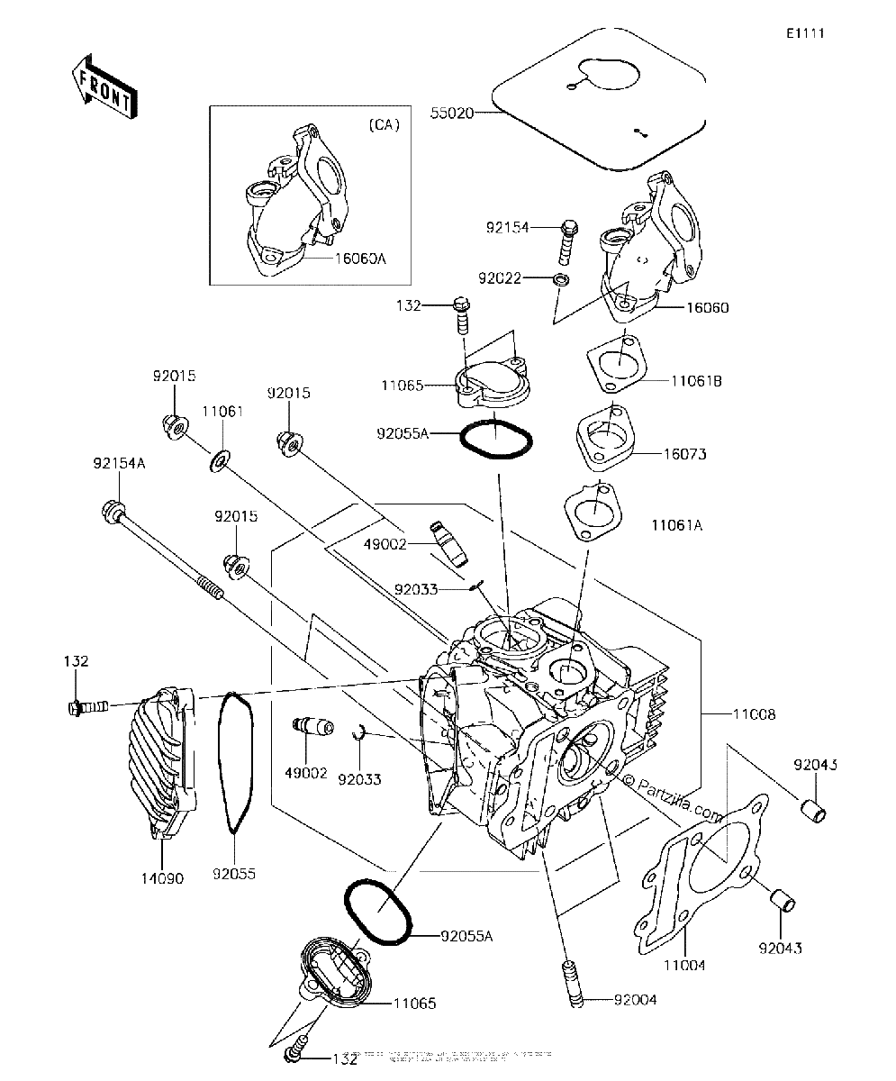 Diagrama de CYLINDER HEAD