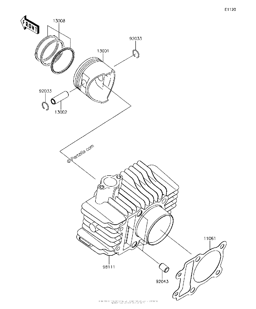 Diagrama de CYLINDER PISTON S