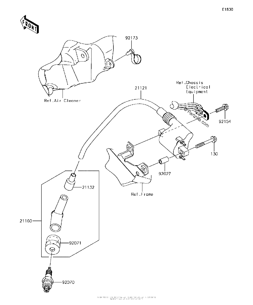 Diagrama de IGNITION SYSTEM