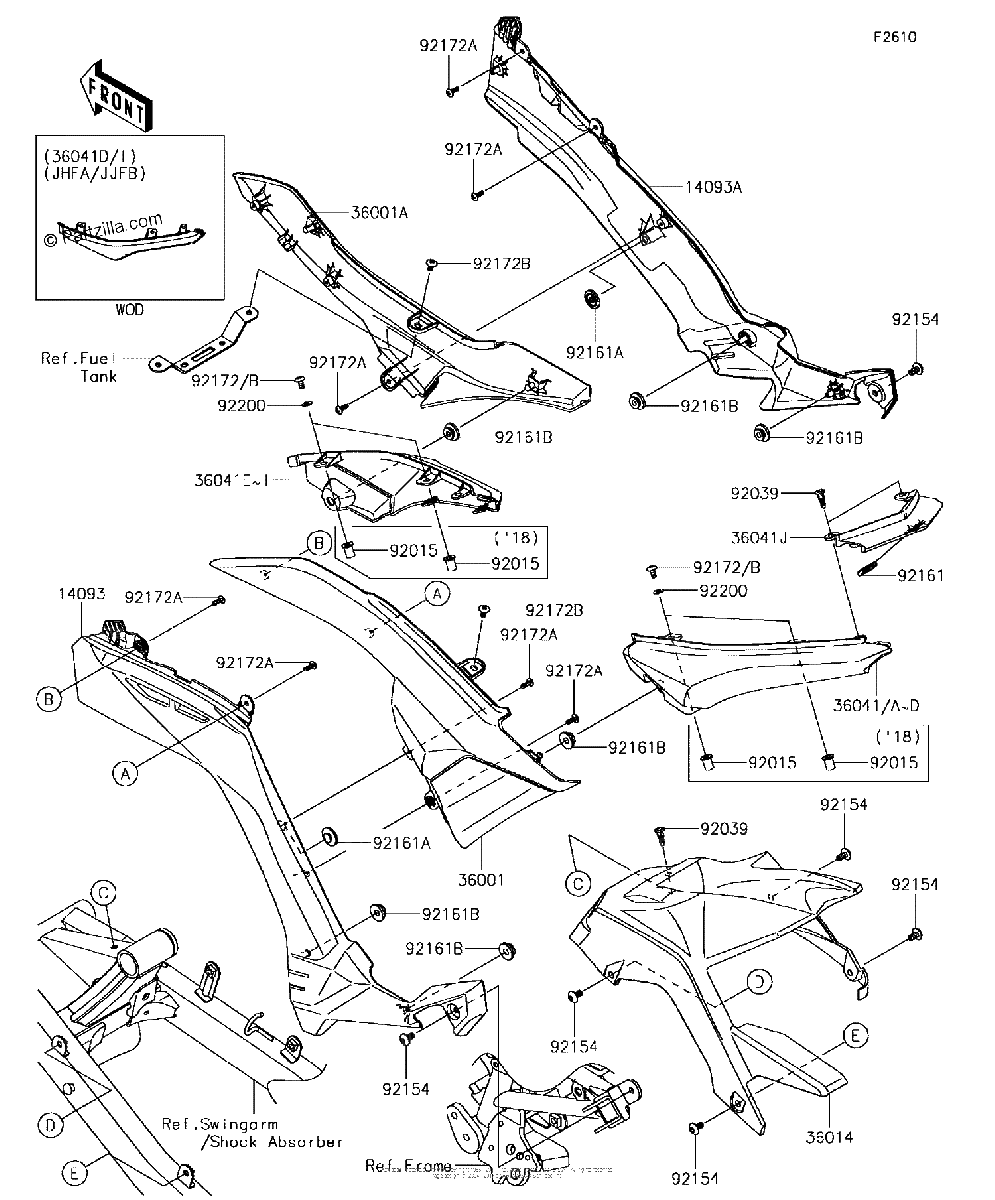 Diagrama de SIDE COVERS CHAIN COVER