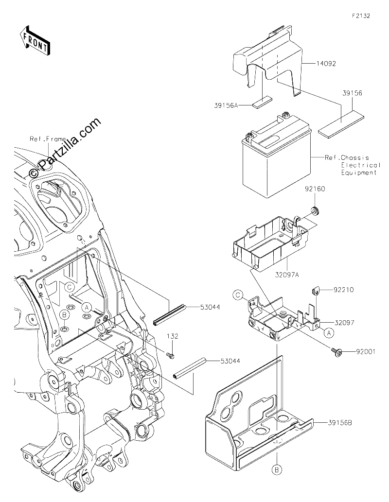 Diagrama de BATTERY CASE
