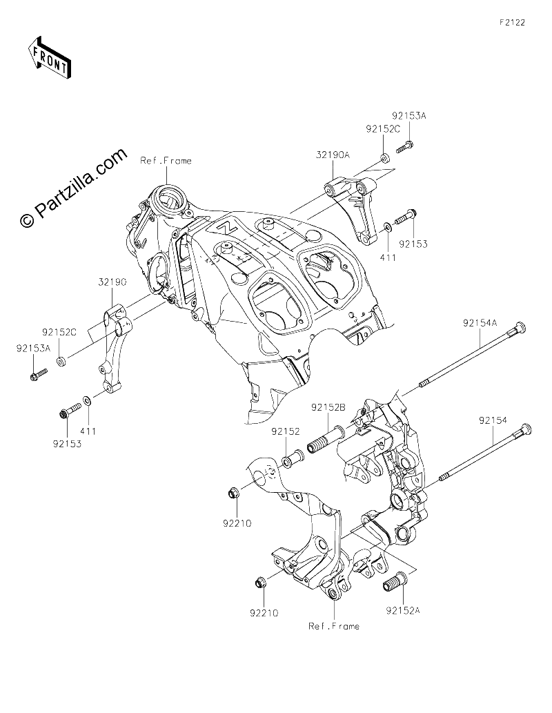 Diagrama de ENGINE MOUNT