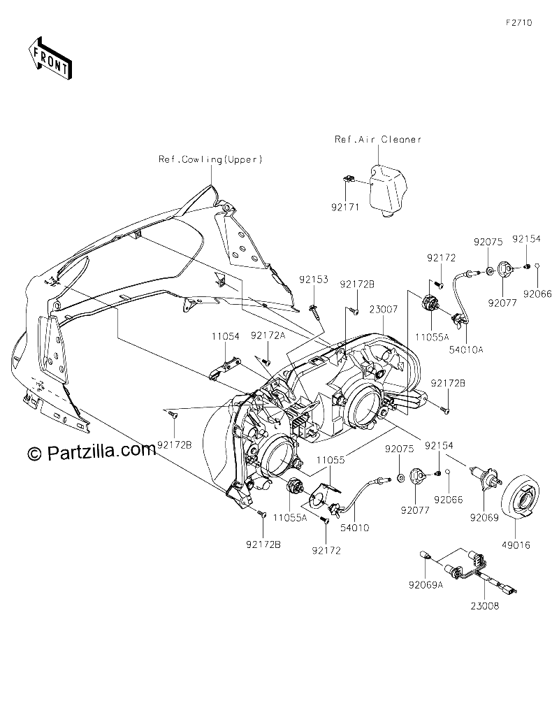 Diagrama de HEADLIGHT S