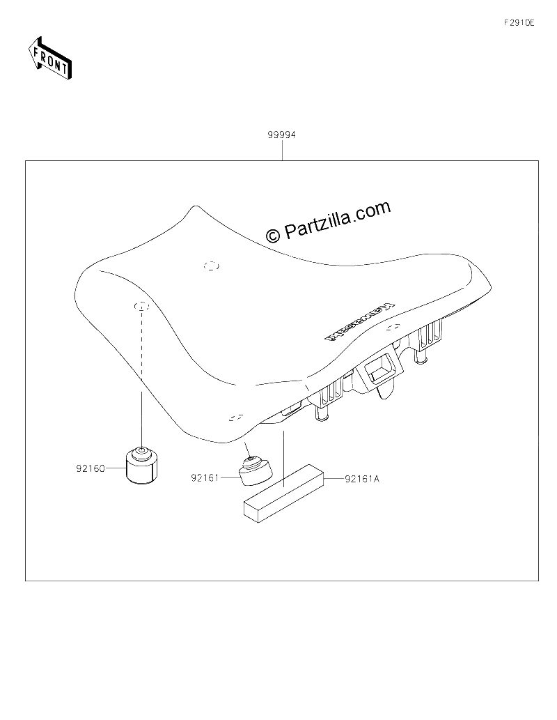 Diagrama de ACCESSORY HIGH SEAT