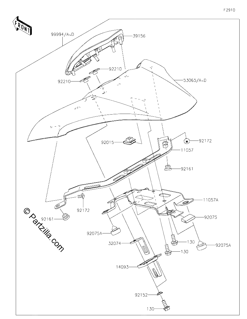 Diagrama de ACCESSORY SINGLE SEAT COVER