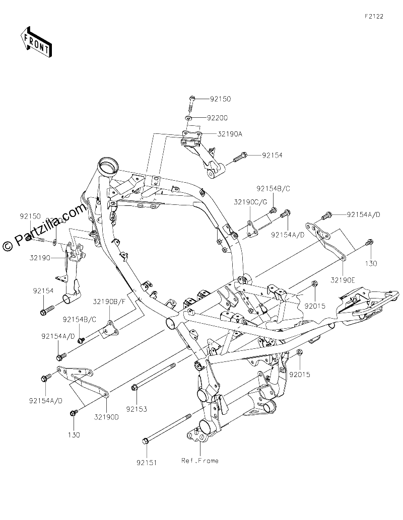 Diagrama de ENGINE MOUNT
