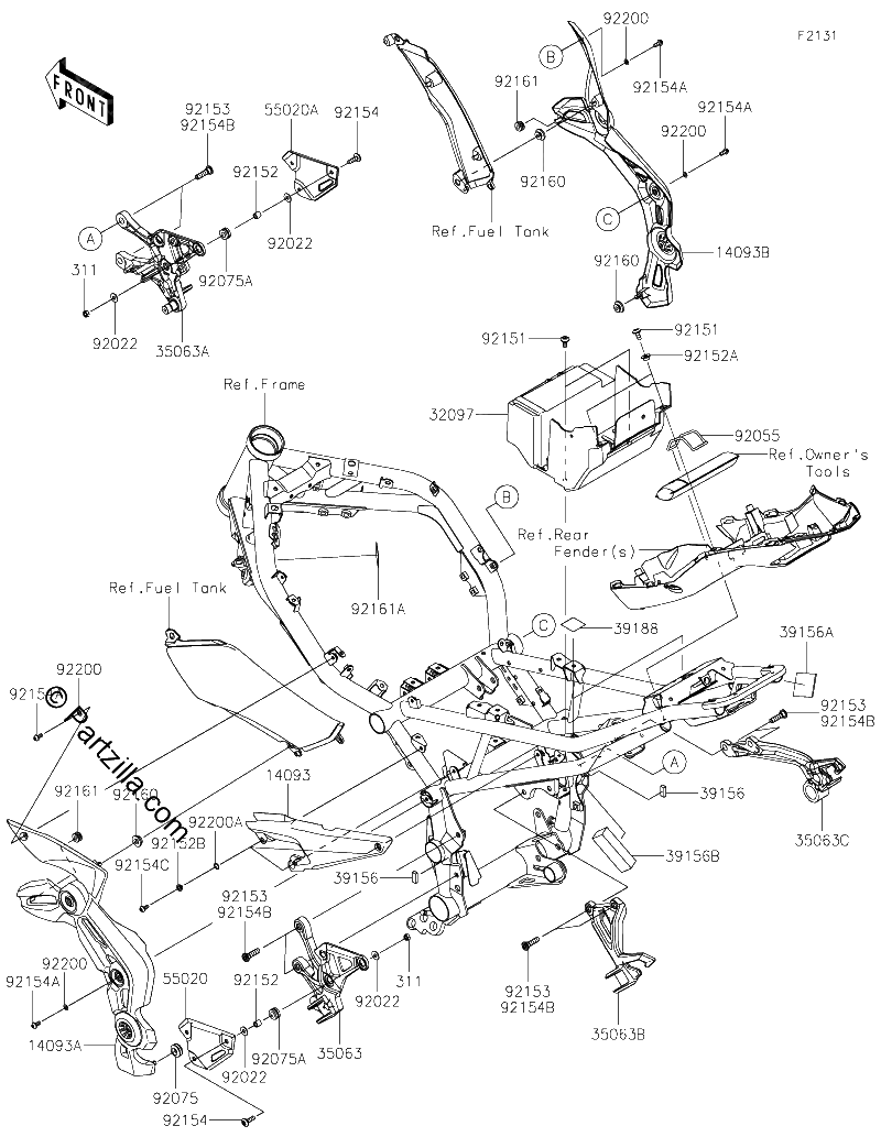 Diagrama de FRAME FITTINGS