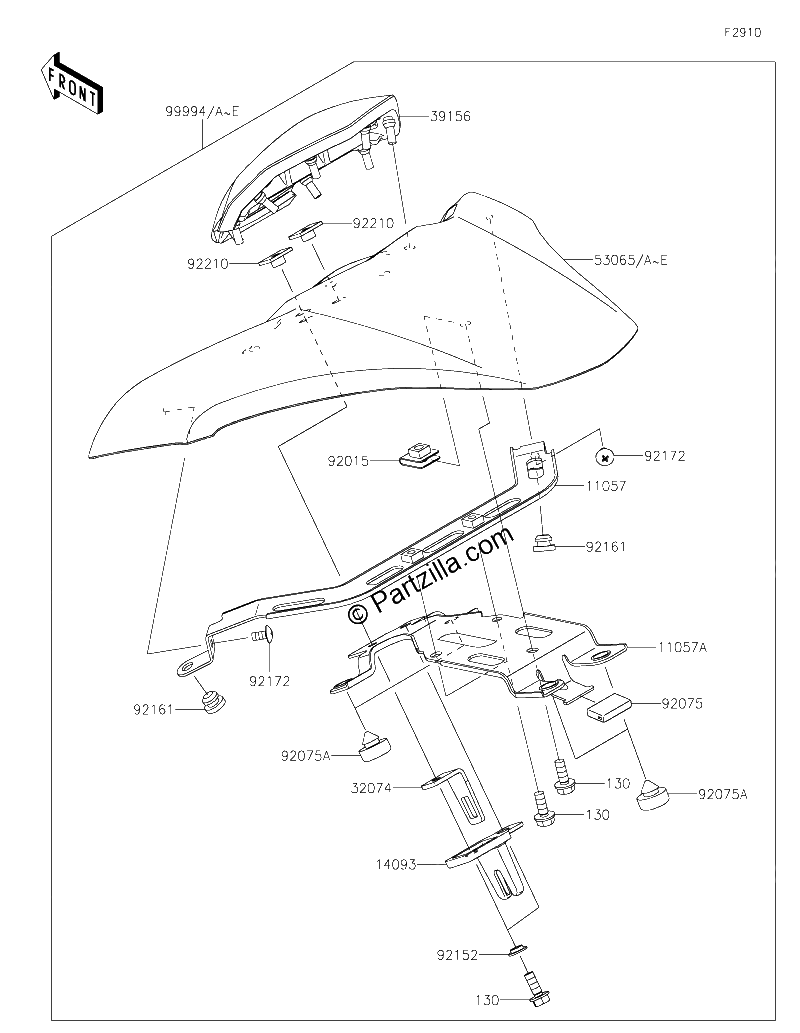 Diagrama de ACCESSORY SINGLE SEAT COVER