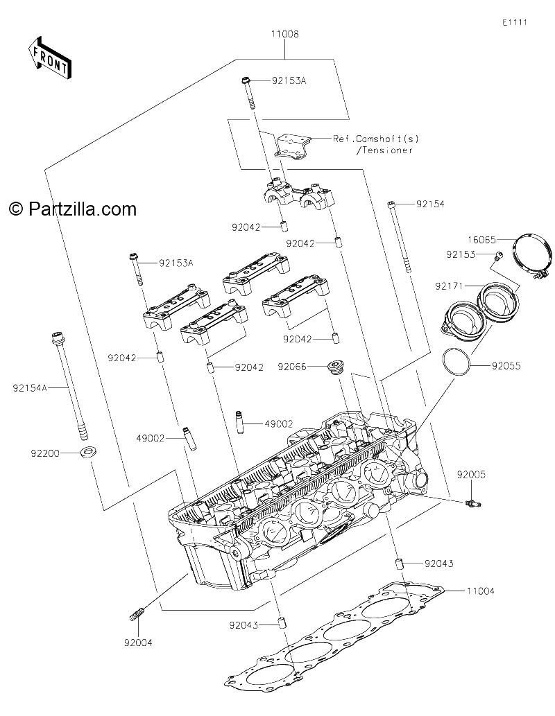 Diagrama de CYLINDER HEAD