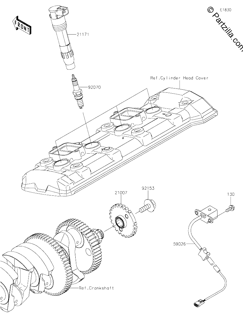 Diagrama de IGNITION SYSTEM