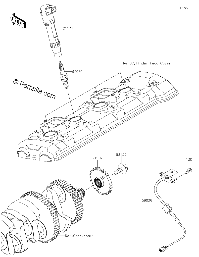 Diagrama de IGNITION SYSTEM
