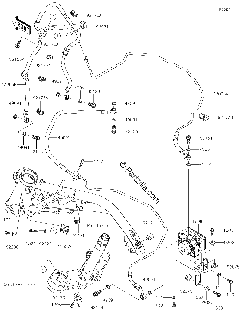 Diagrama de BRAKE PIPING