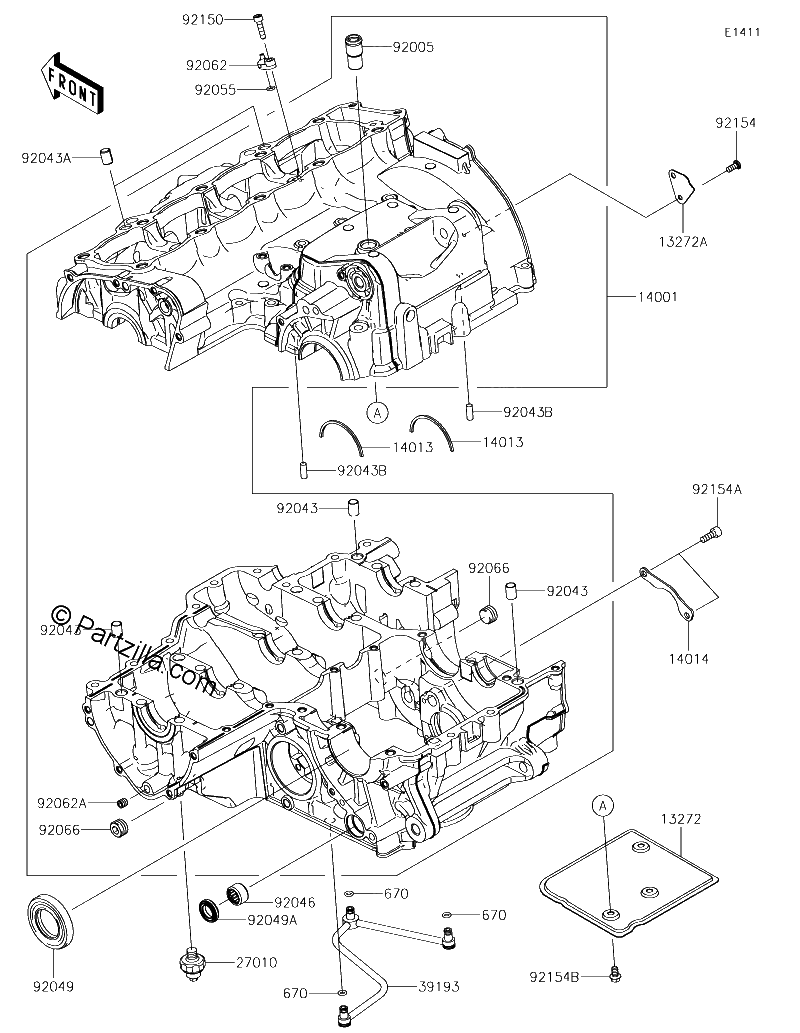 Diagrama de CRANKCASE