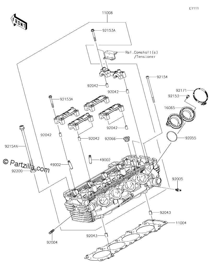Diagrama de CYLINDER HEAD