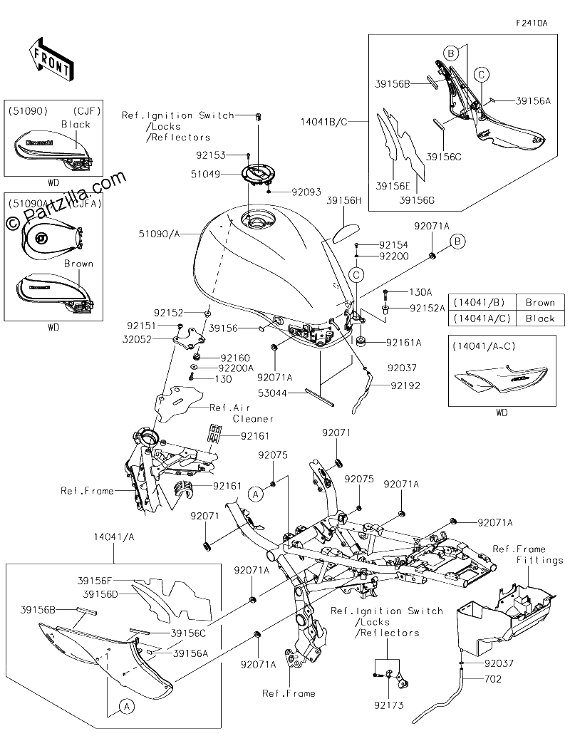 Diagrama de FUEL TANK CA