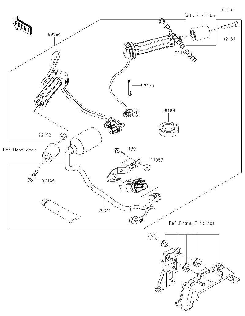 Diagrama de ACCESSORY GRIP HEATER
