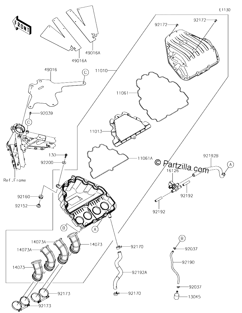 Diagrama de AIR CLEANER