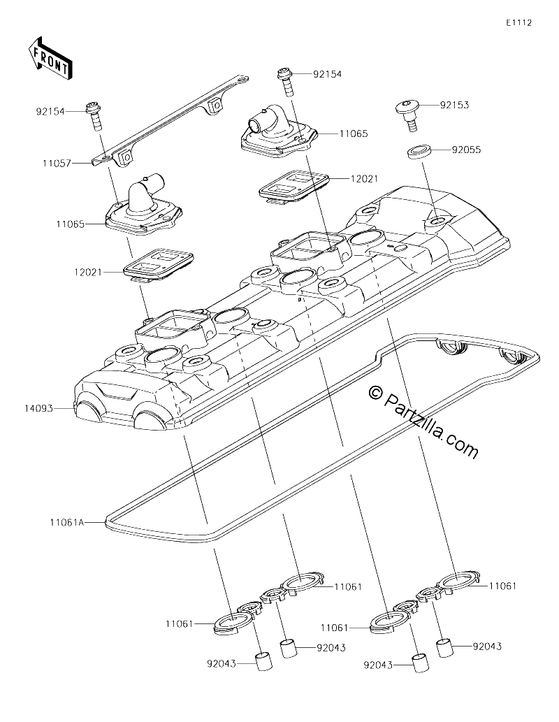 Diagrama de CYLINDER HEAD COVER