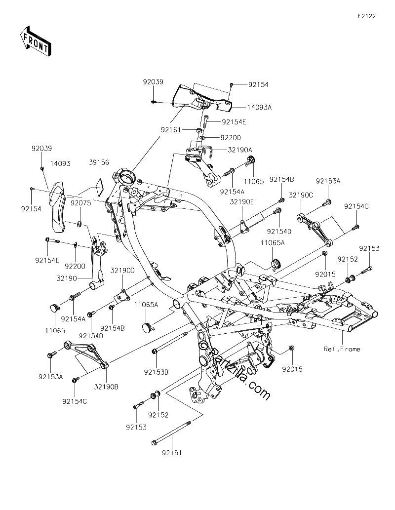 Diagrama de ENGINE MOUNT