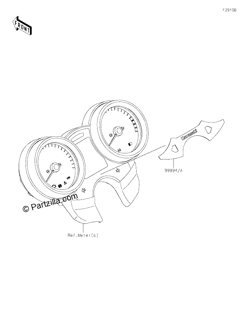 Diagrama de ACCESSORY INDICATOR COVER