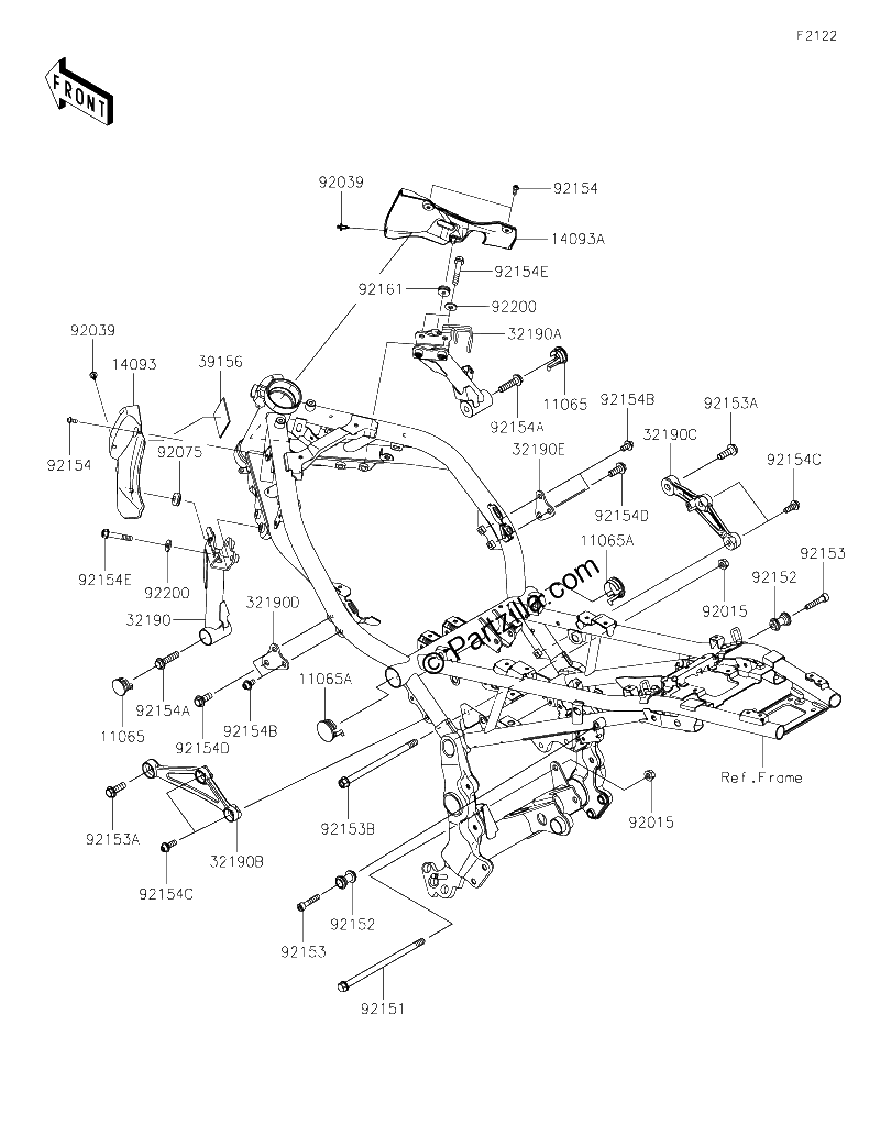 Diagrama de ENGINE MOUNT