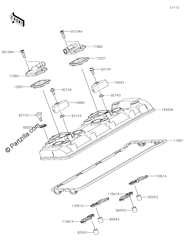 Diagrama de CYLINDER HEAD COVER
