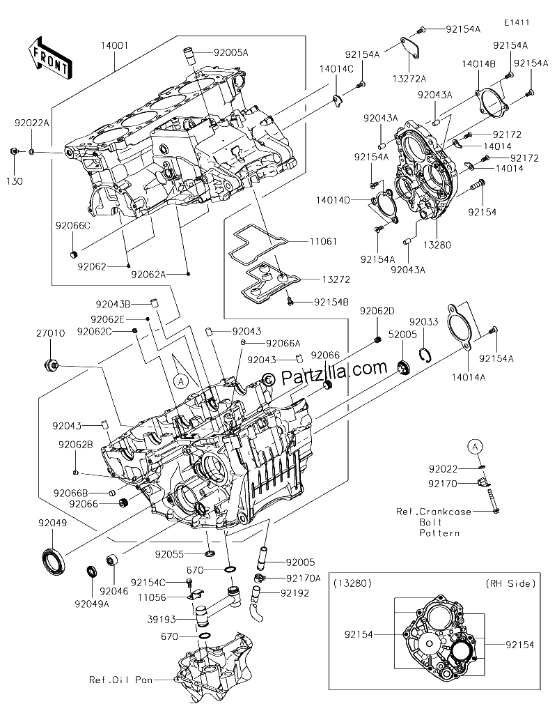 Diagrama de CRANKCASE