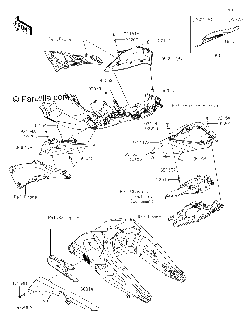 Diagrama de SIDE COVERS CHAIN COVER