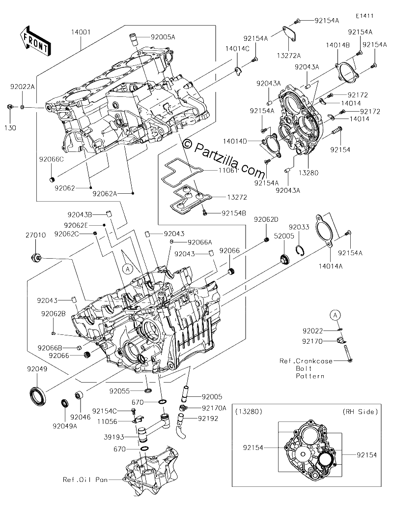 Diagrama de CRANKCASE