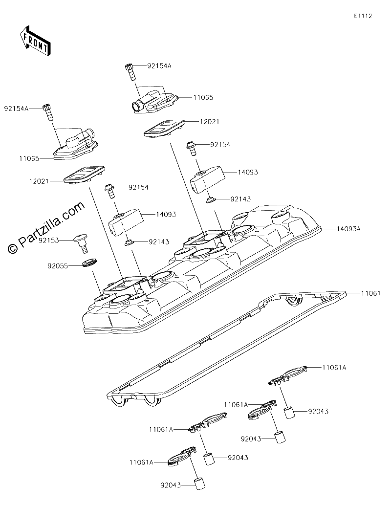Diagrama de CYLINDER HEAD COVER