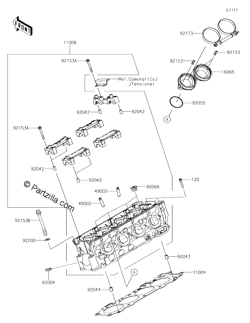 Diagrama de CYLINDER HEAD