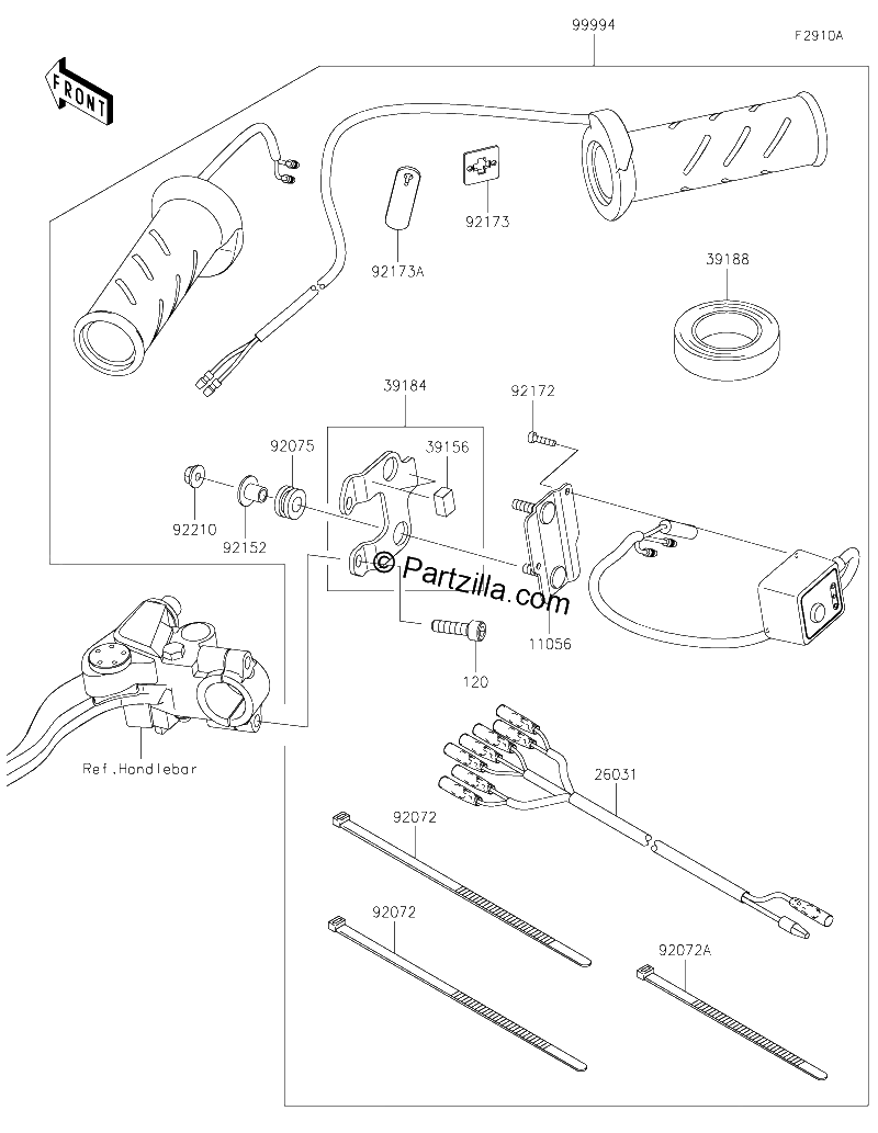 Diagrama de ACCESSORY GRIP HEATER