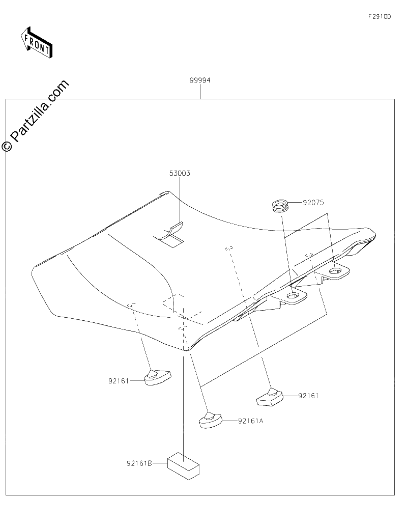 Diagrama de ACCESSORY LOW SEAT