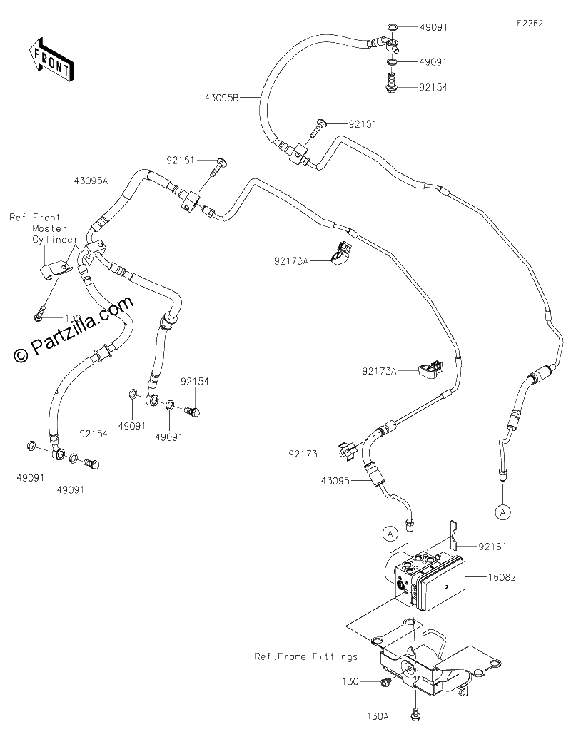 Diagrama de BRAKE PIPING