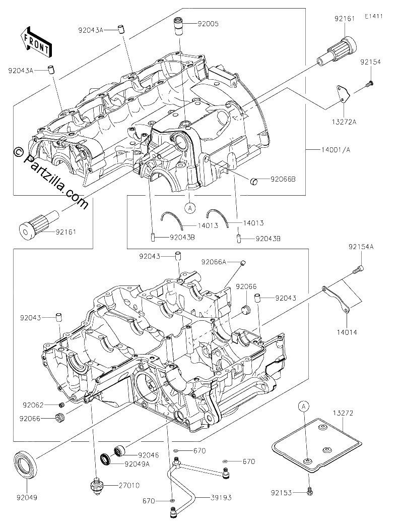 Diagrama de CRANKCASE