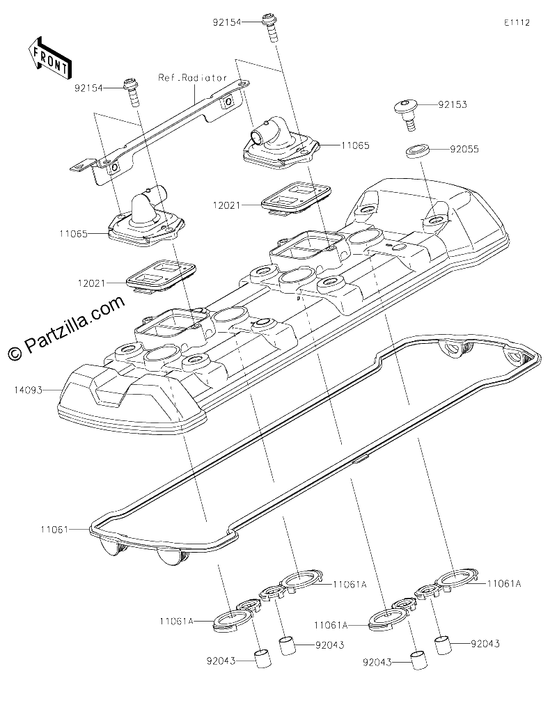 Diagrama de CYLINDER HEAD COVER