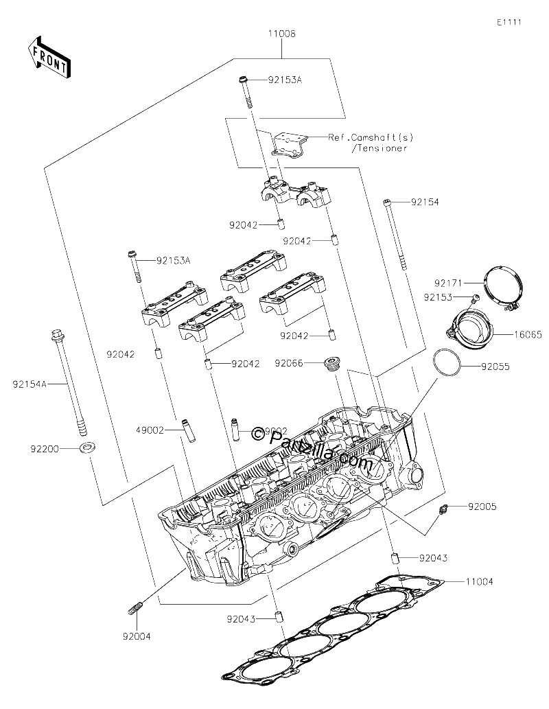 Diagrama de CYLINDER HEAD