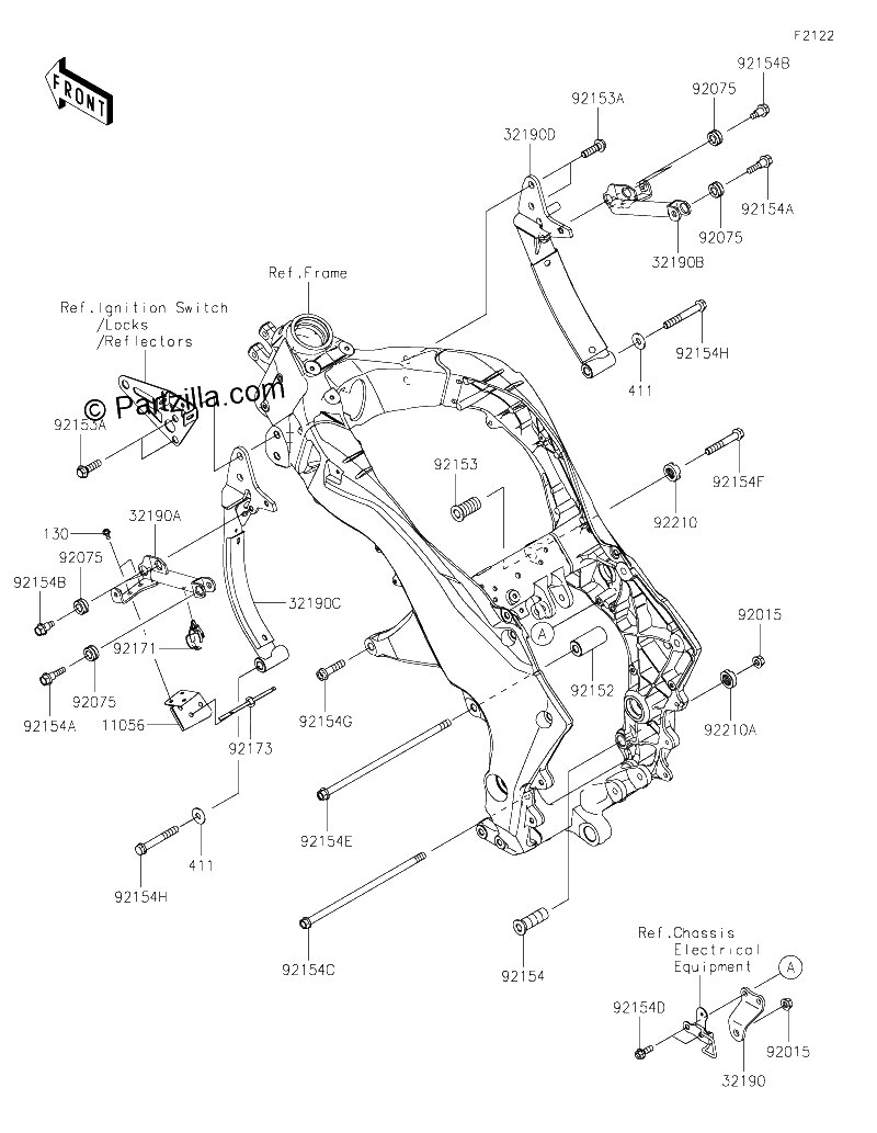 Diagrama de ENGINE MOUNT