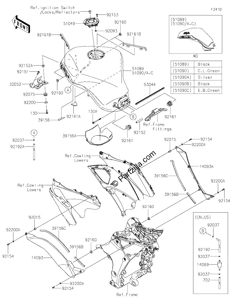 Diagrama de FUEL TANK