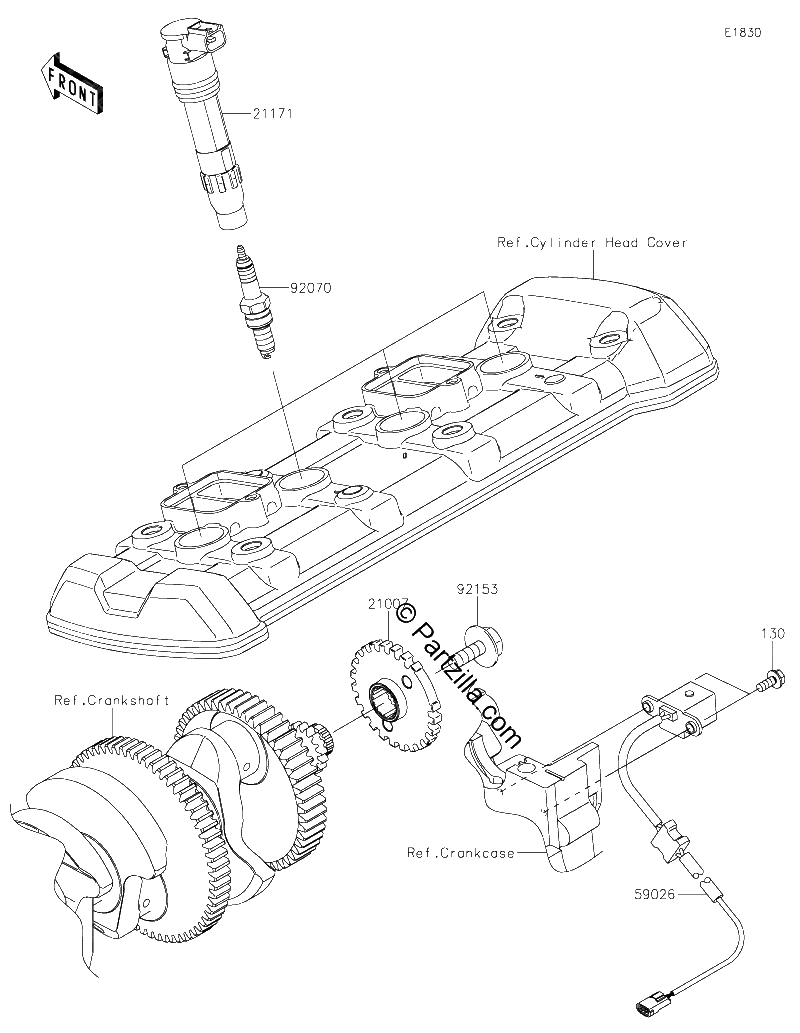 Diagrama de IGNITION SYSTEM