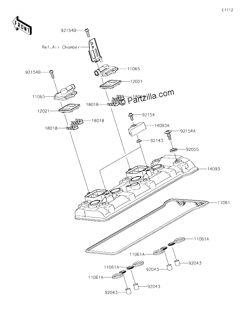 Diagrama de CYLINDER HEAD COVER