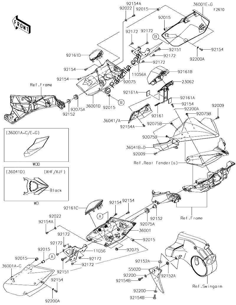 Diagrama de SIDE COVERS CHAIN COVER