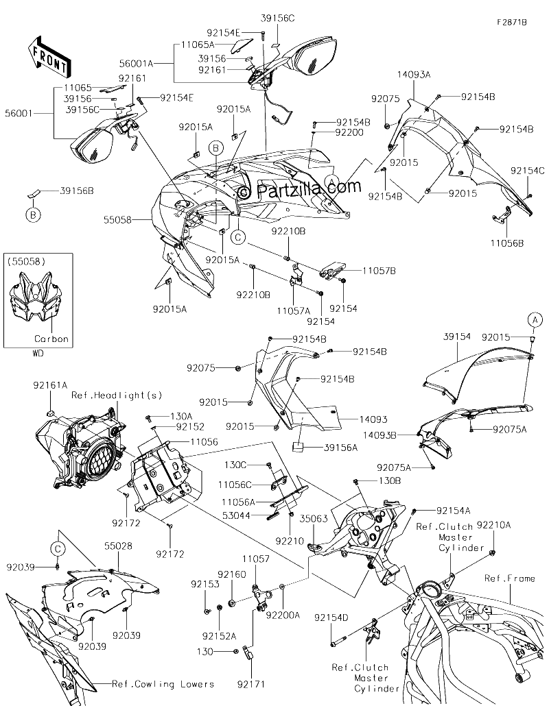 Diagrama de COWLING XJFA