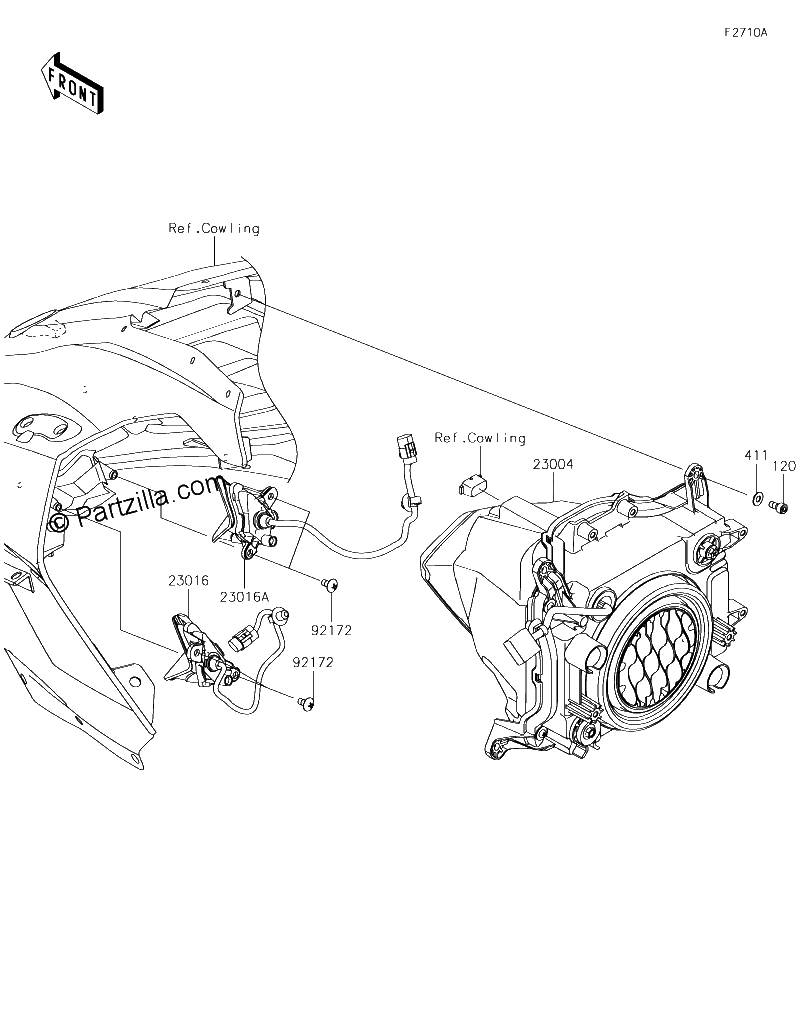 Diagrama de HEADLIGHT S XHFA XJFA