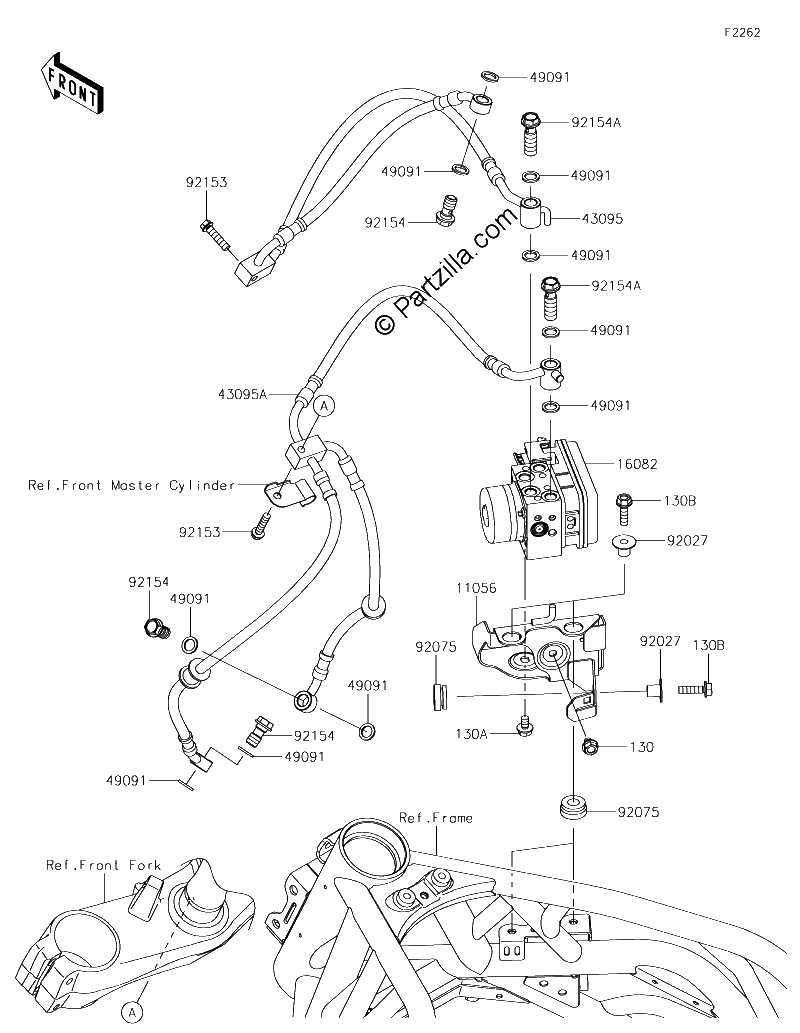 Diagrama de BRAKE PIPING
