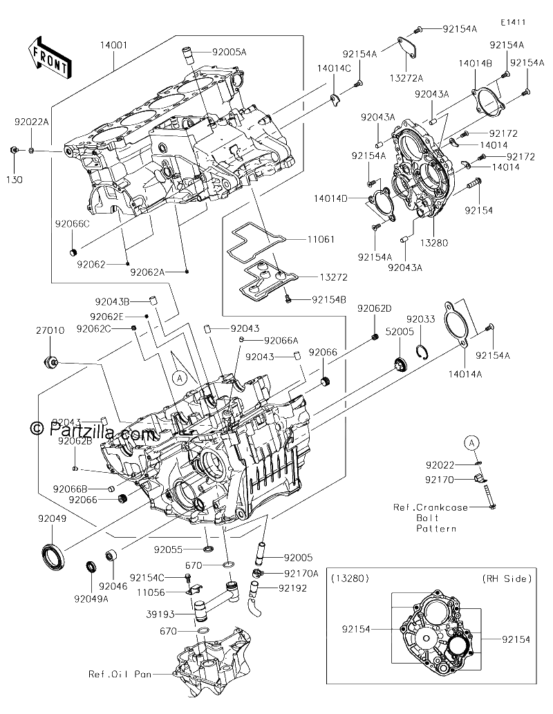 Diagrama de CRANKCASE